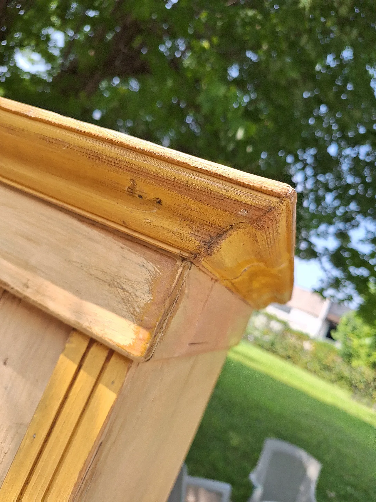 Austrian painted wardrobe with polychrome decorations,  19th century 14