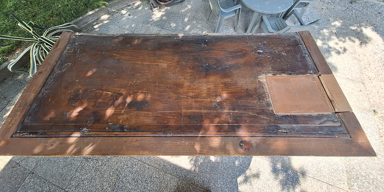 Austrian painted wardrobe with polychrome decorations,  19th century 20