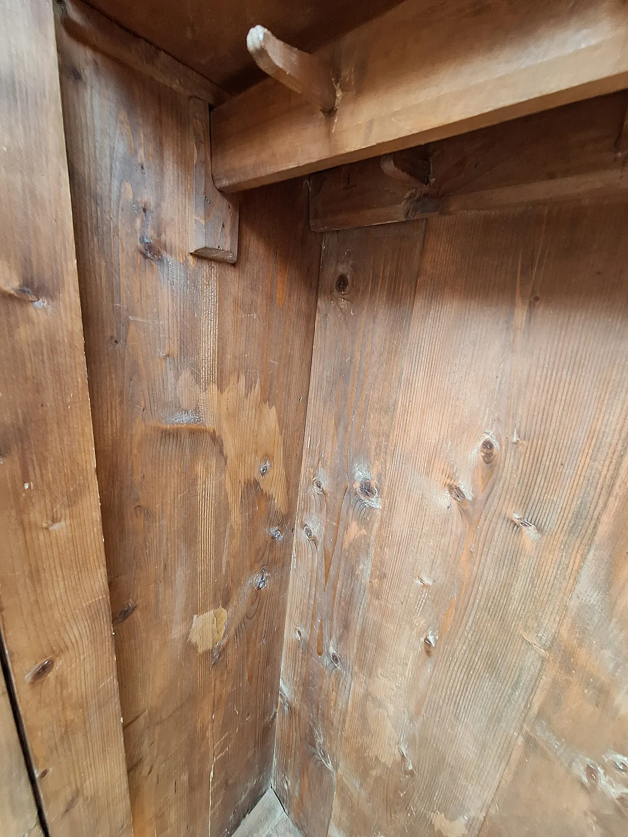 Austrian painted wardrobe with polychrome decorations,  19th century 25