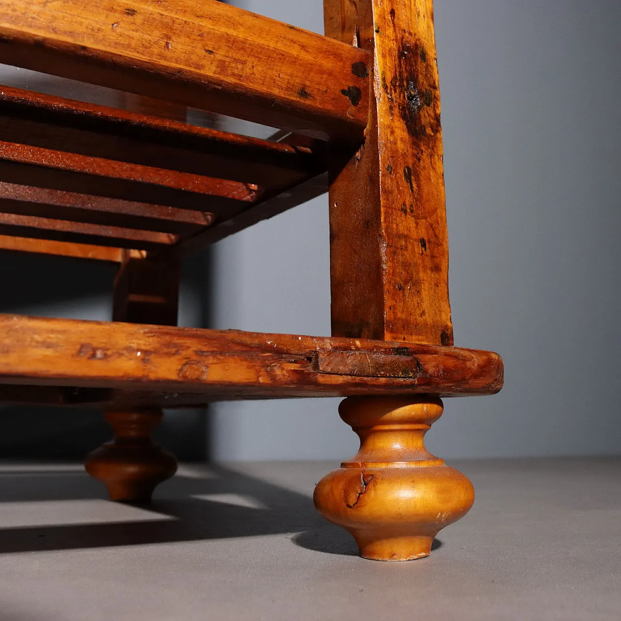 Poplar, cherry-stained fir and glass bookcase, early 20th century 8