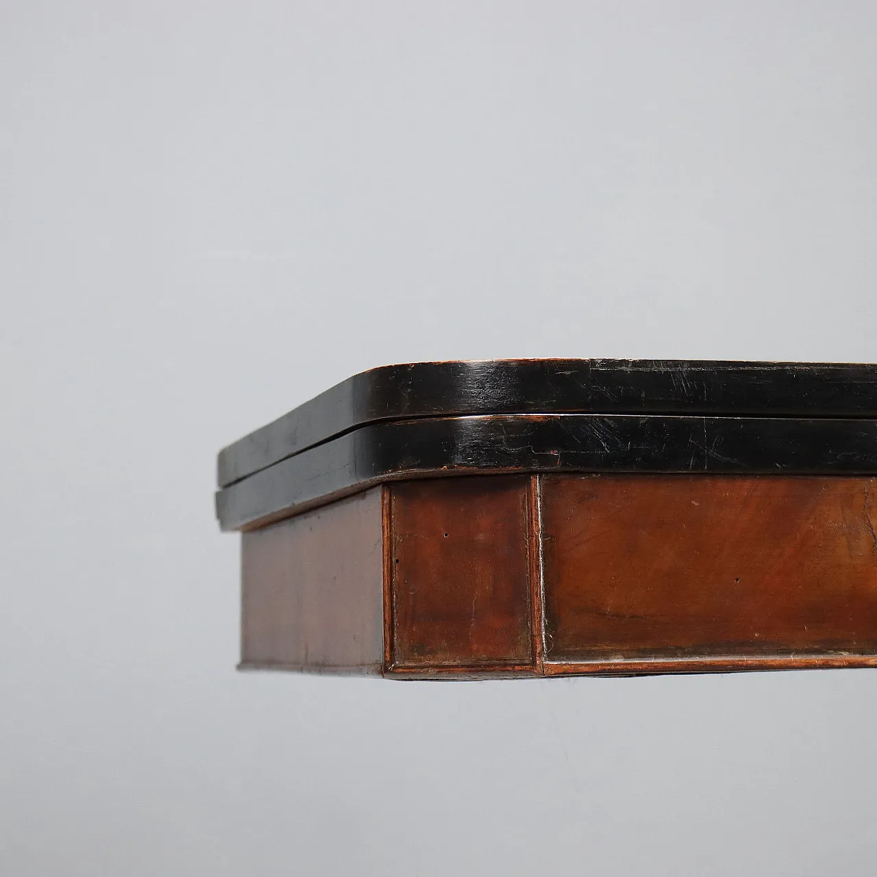 Tavolo da gioco in mogano con finiture in ebano, metà '800 6
