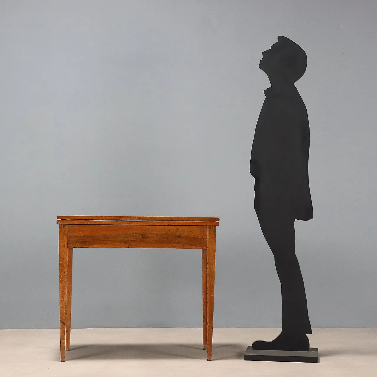 Tavolo da gioco Direttorio in noce, palissandro ed ebano, metà '800 3