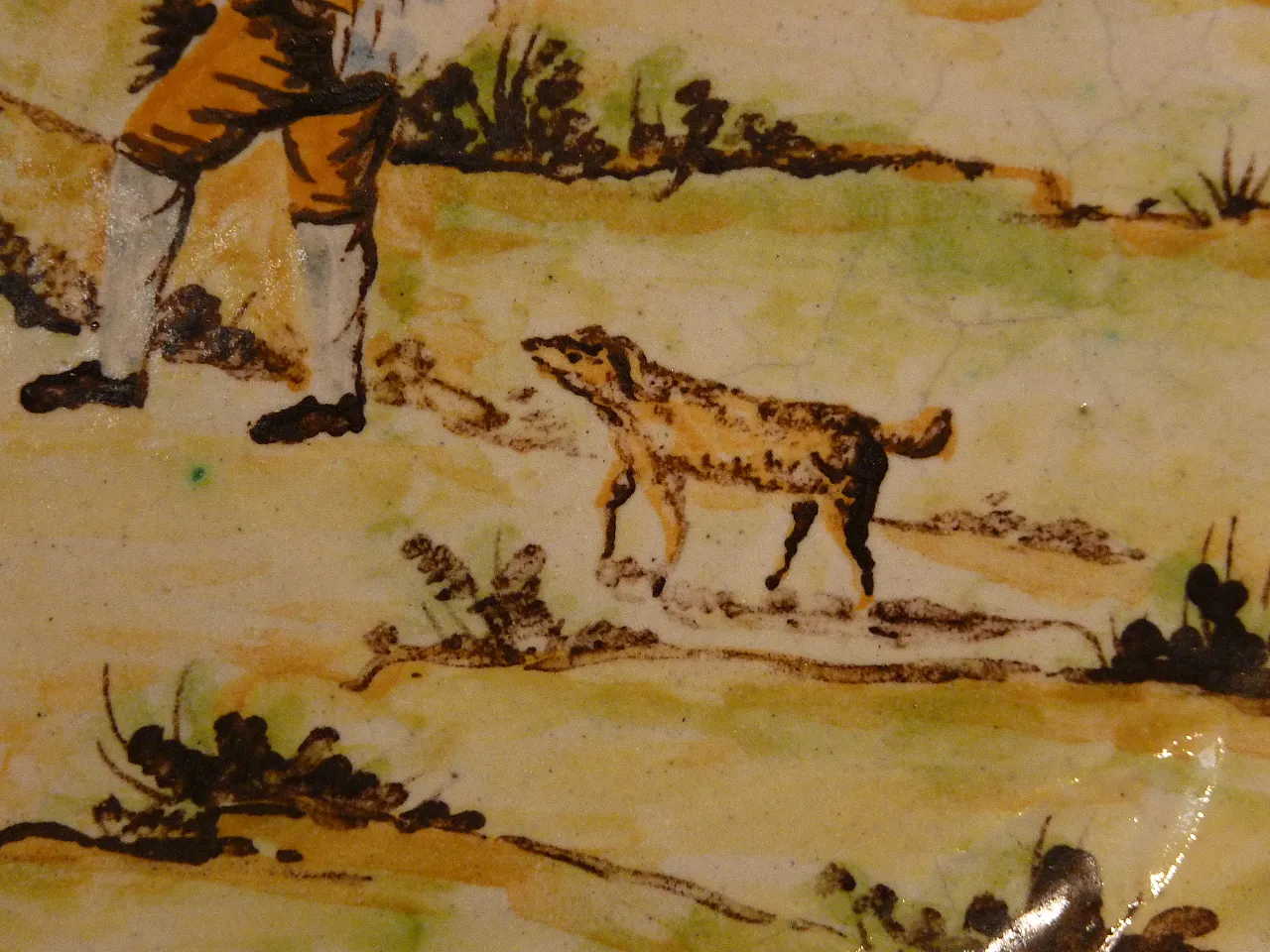 Majolica plate by Castelli, 19th century 9