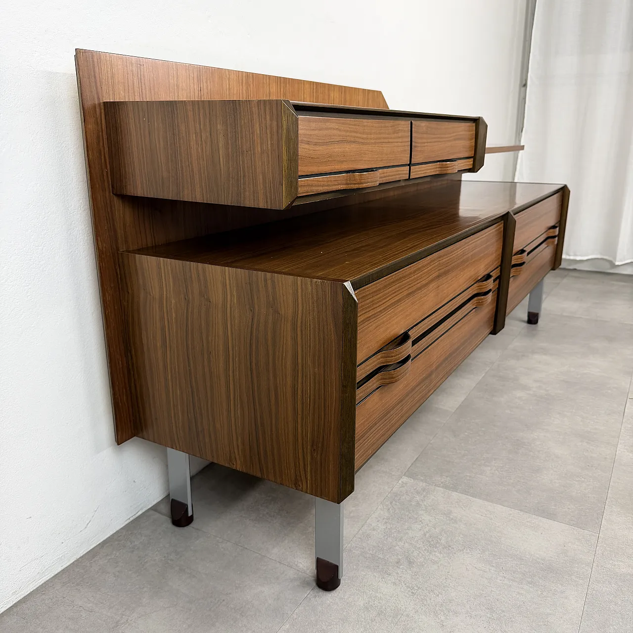 Sideboard of drawers by Sorgente dei Mobili Italy, 1960s 10