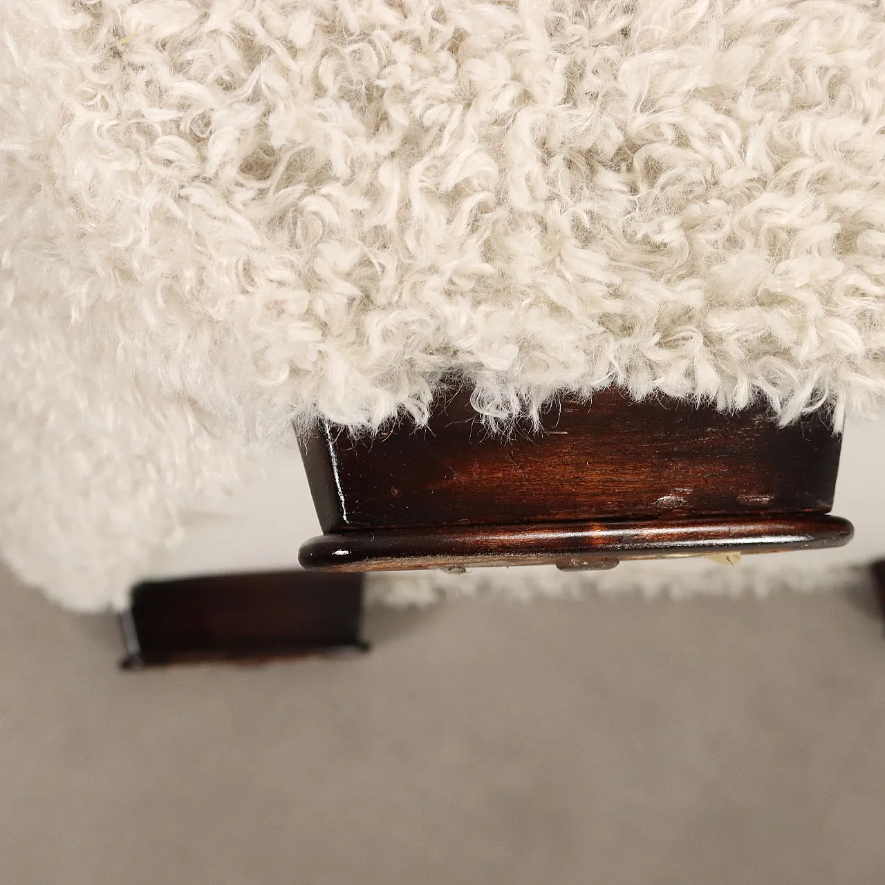 Pair of fabric armchairs, 20th century 7