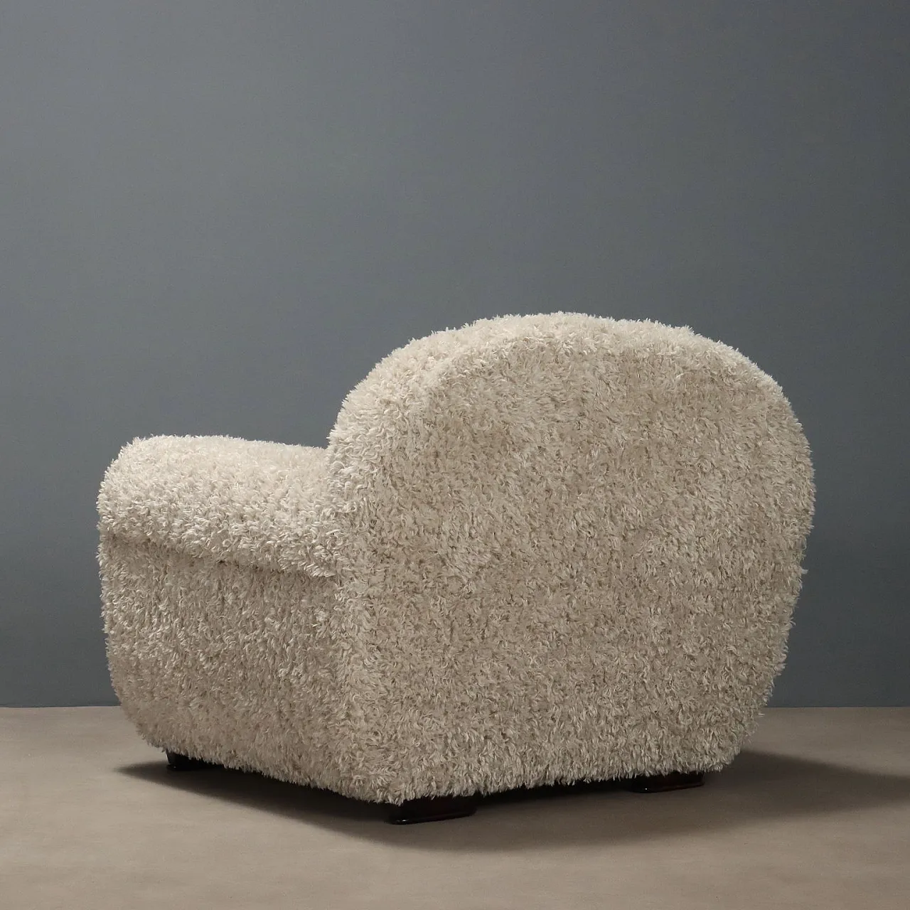 Pair of fabric armchairs, 20th century 10