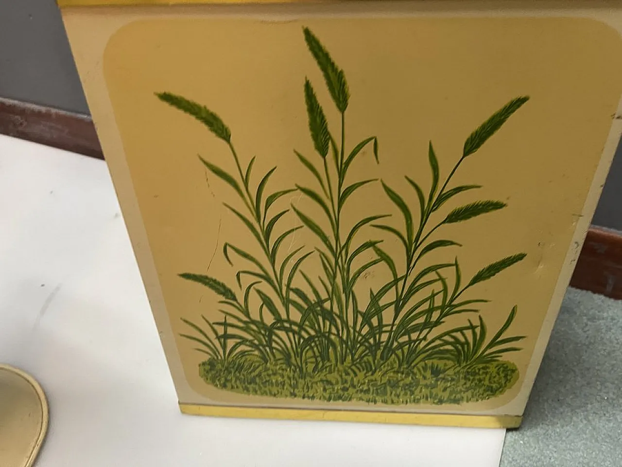 Pair of Umbrella stand and magazine rack, 1950s 4