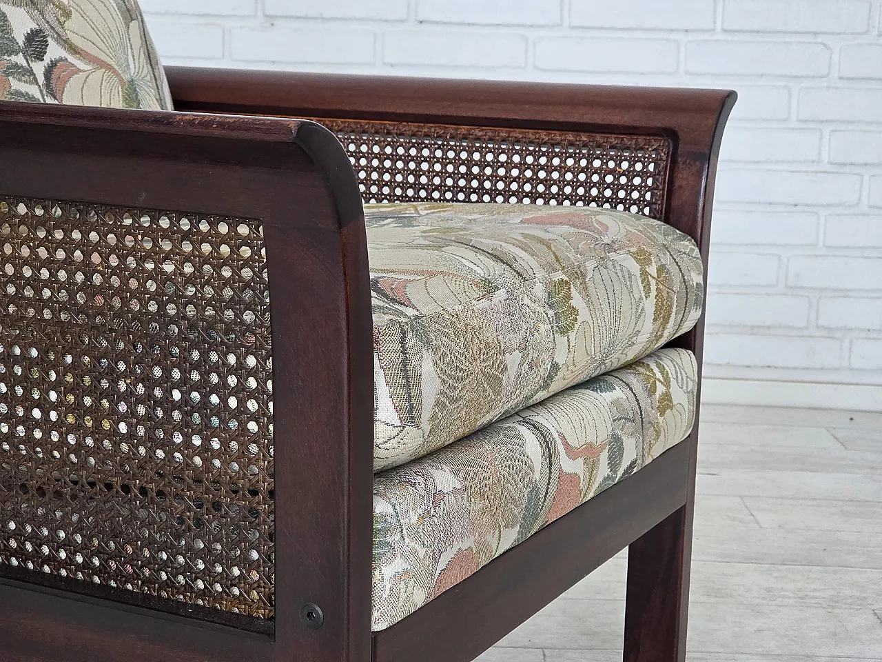 Swedish highback armchair by Arne Norell, 1970s 4