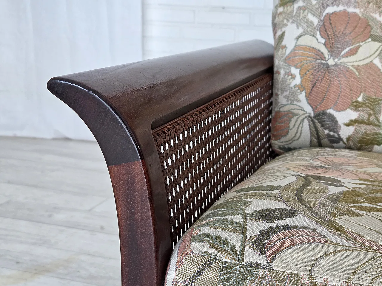 Swedish highback armchair by Arne Norell, 1970s 12