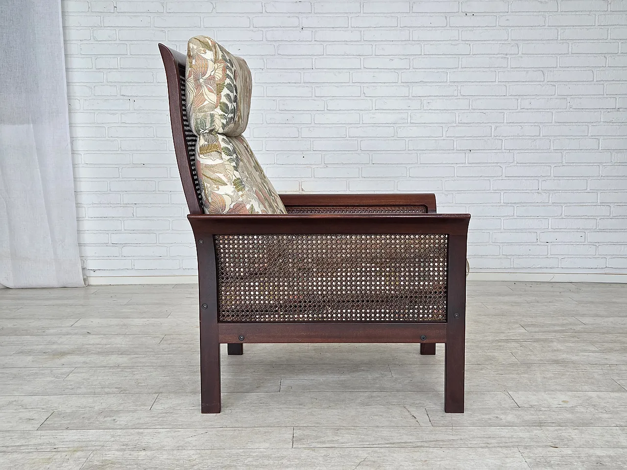 Swedish highback armchair by Arne Norell, 1970s 15