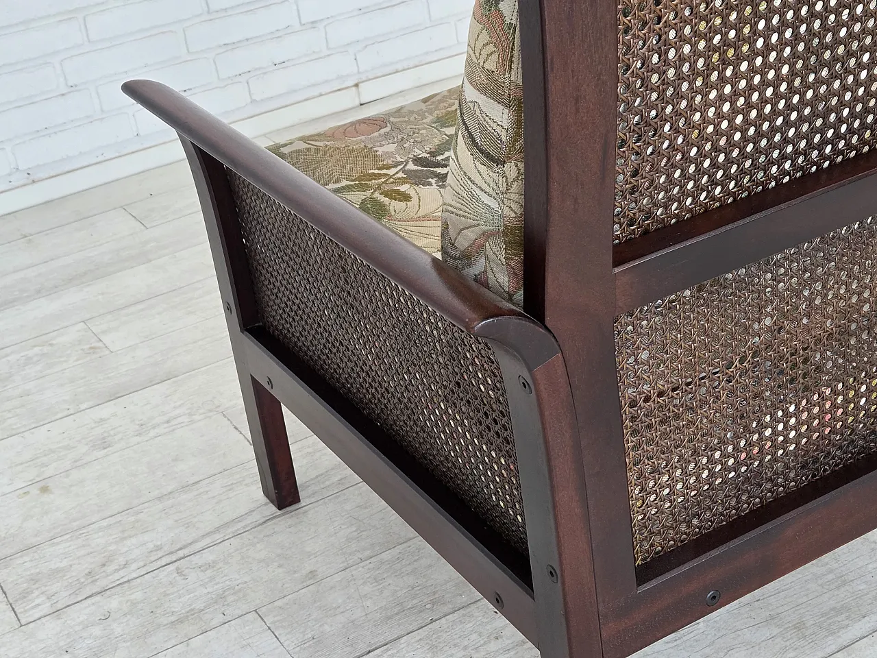 Swedish highback armchair by Arne Norell, 1970s 19