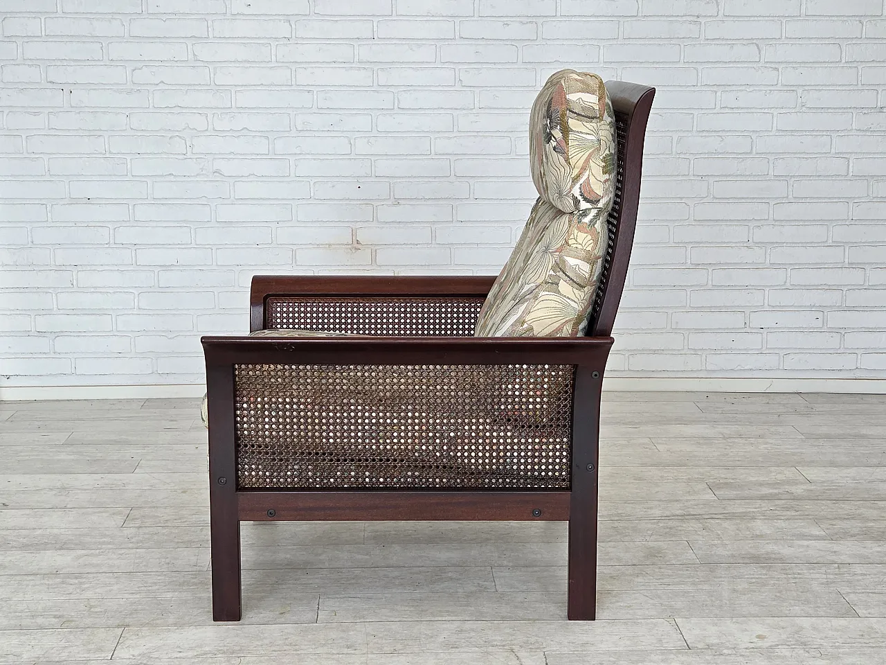 Swedish highback armchair by Arne Norell, 1970s 21