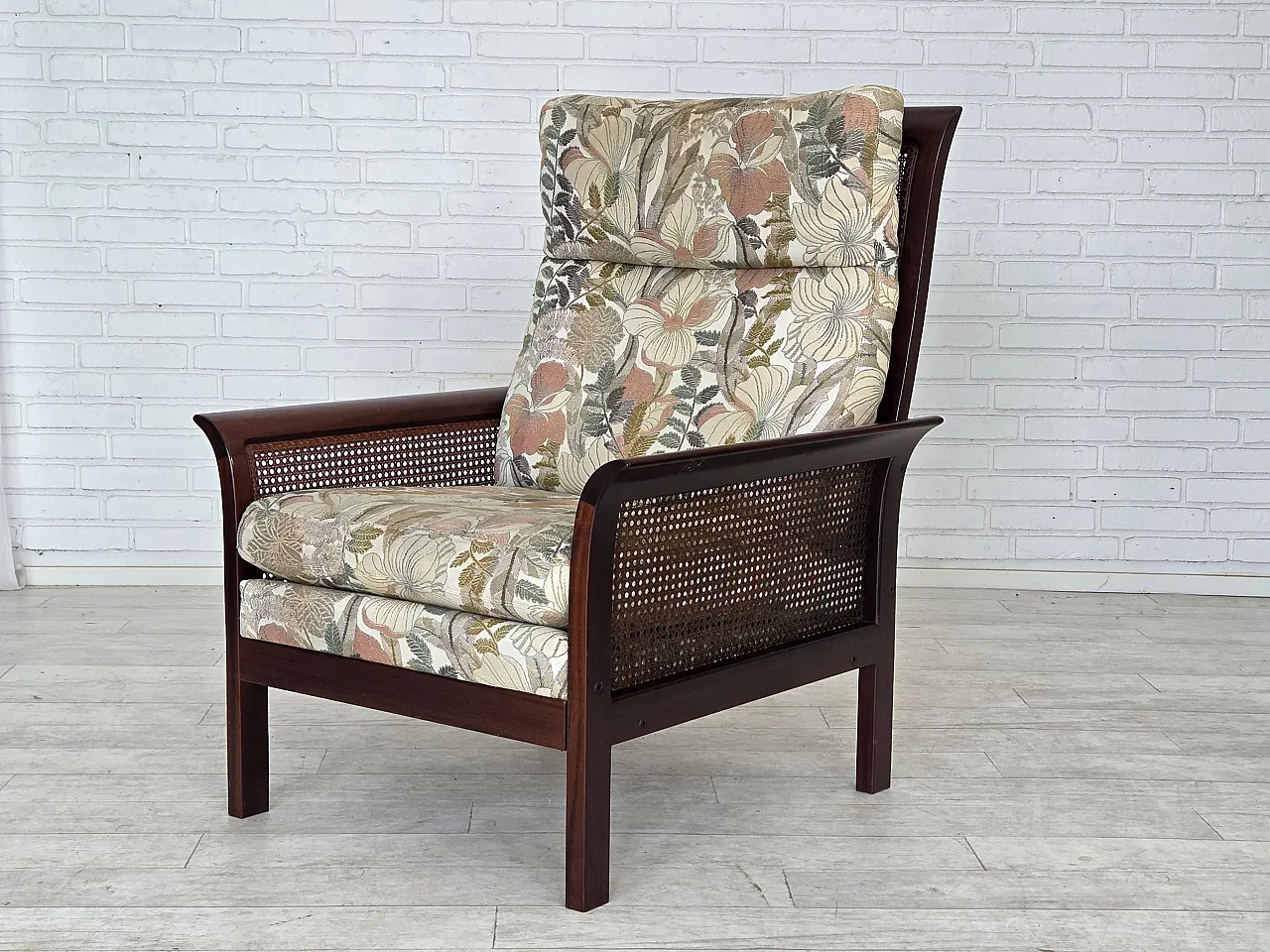 Swedish highback armchair by Arne Norell, 1970s 22