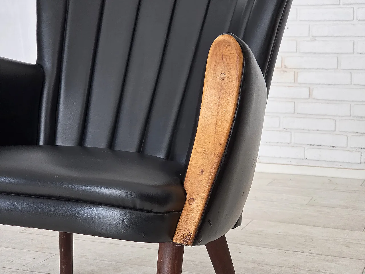 1970s, Danish design by Svend Skipper, armchair, model "Teddy". 8