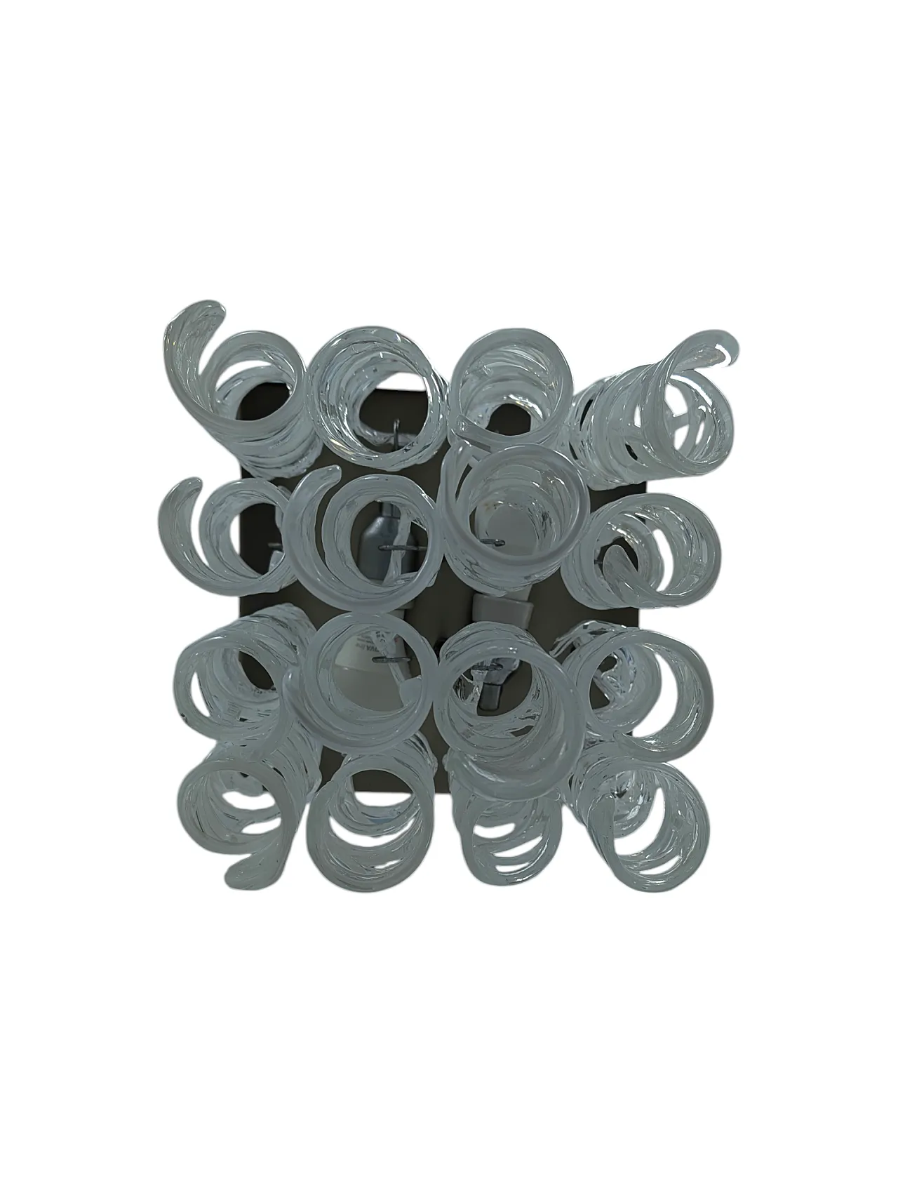 Chandelier with Murano glass pendants, 1970s 5