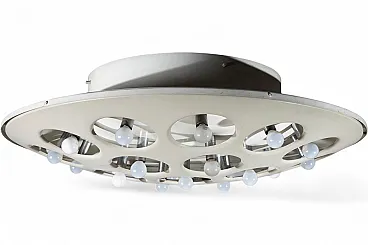 Model CP3529 chandelier in lacquered aluminum by Stilnovo, 1960s