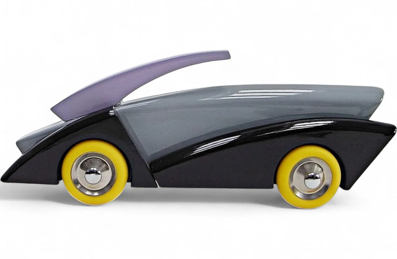 Abstract model car in lacquered wood by Vilac, 2000s 10