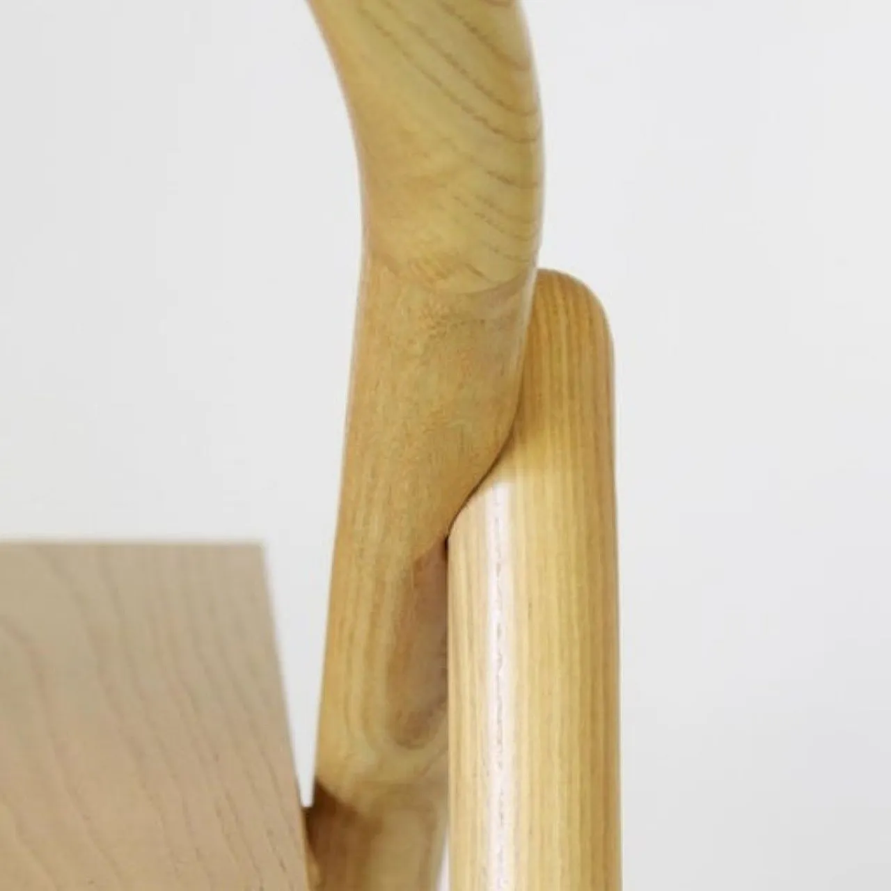 Trolley bar in solid oak and ash, 80s 1212877