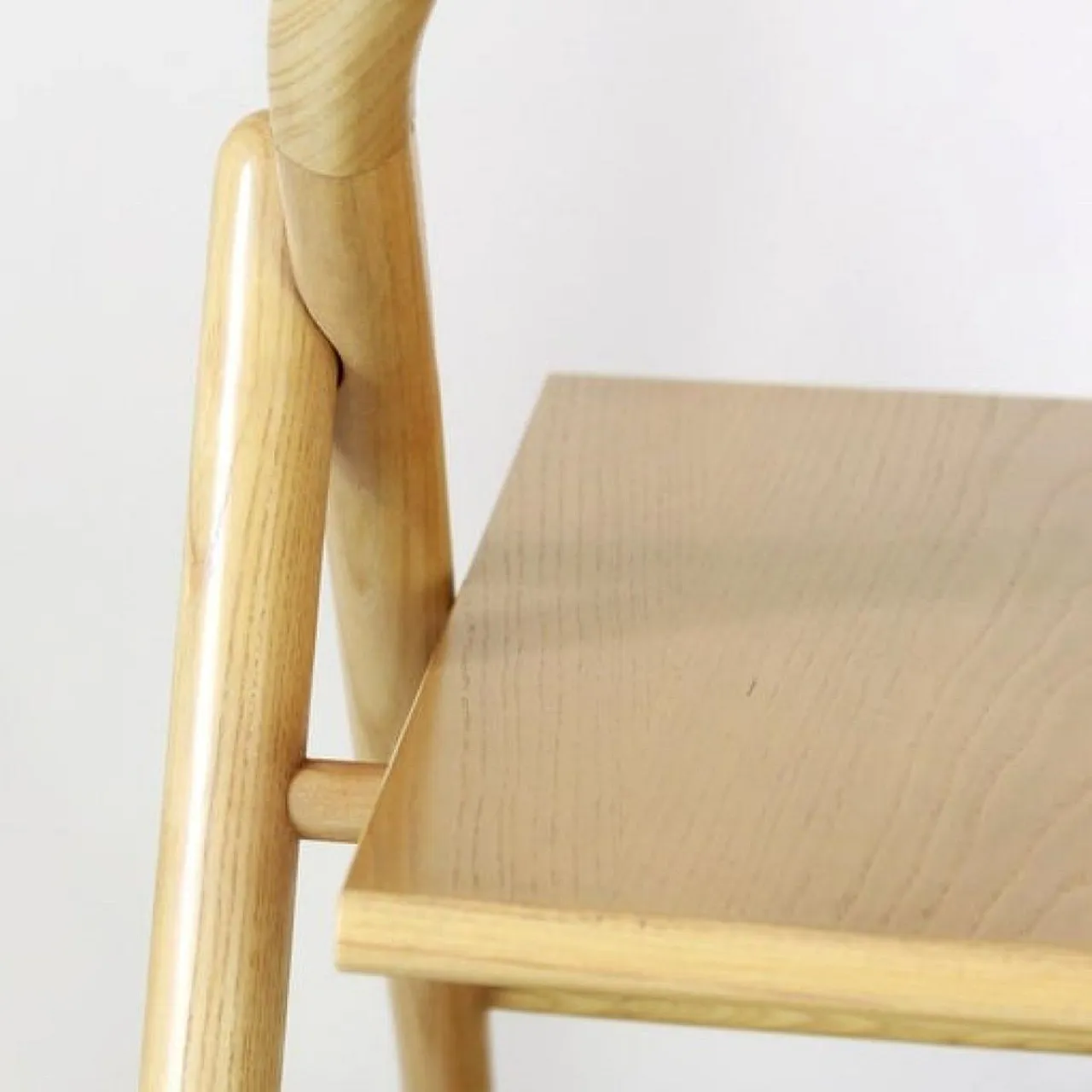 Trolley bar in solid oak and ash, 80s 1212881