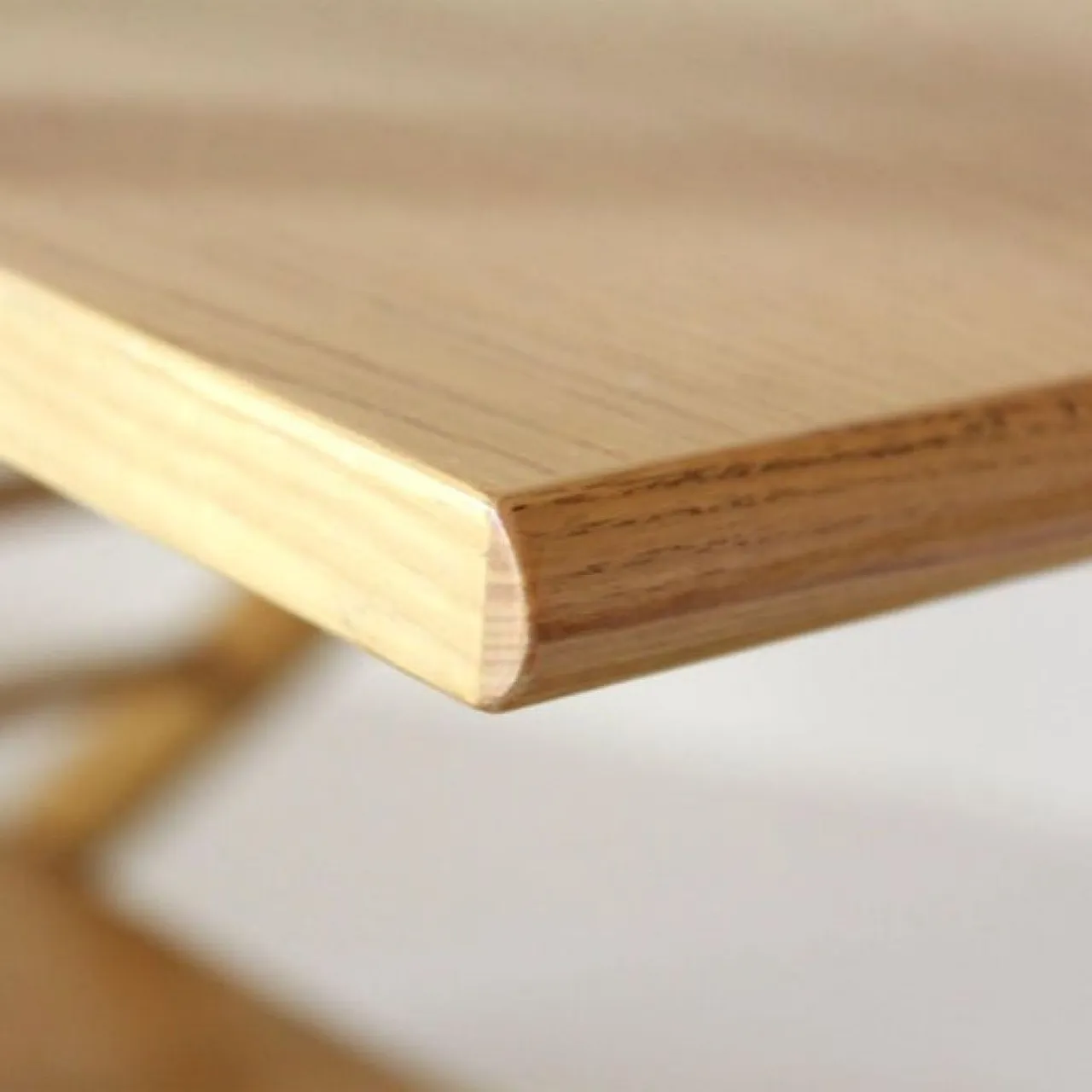 Trolley bar in solid oak and ash, 80s 1212884