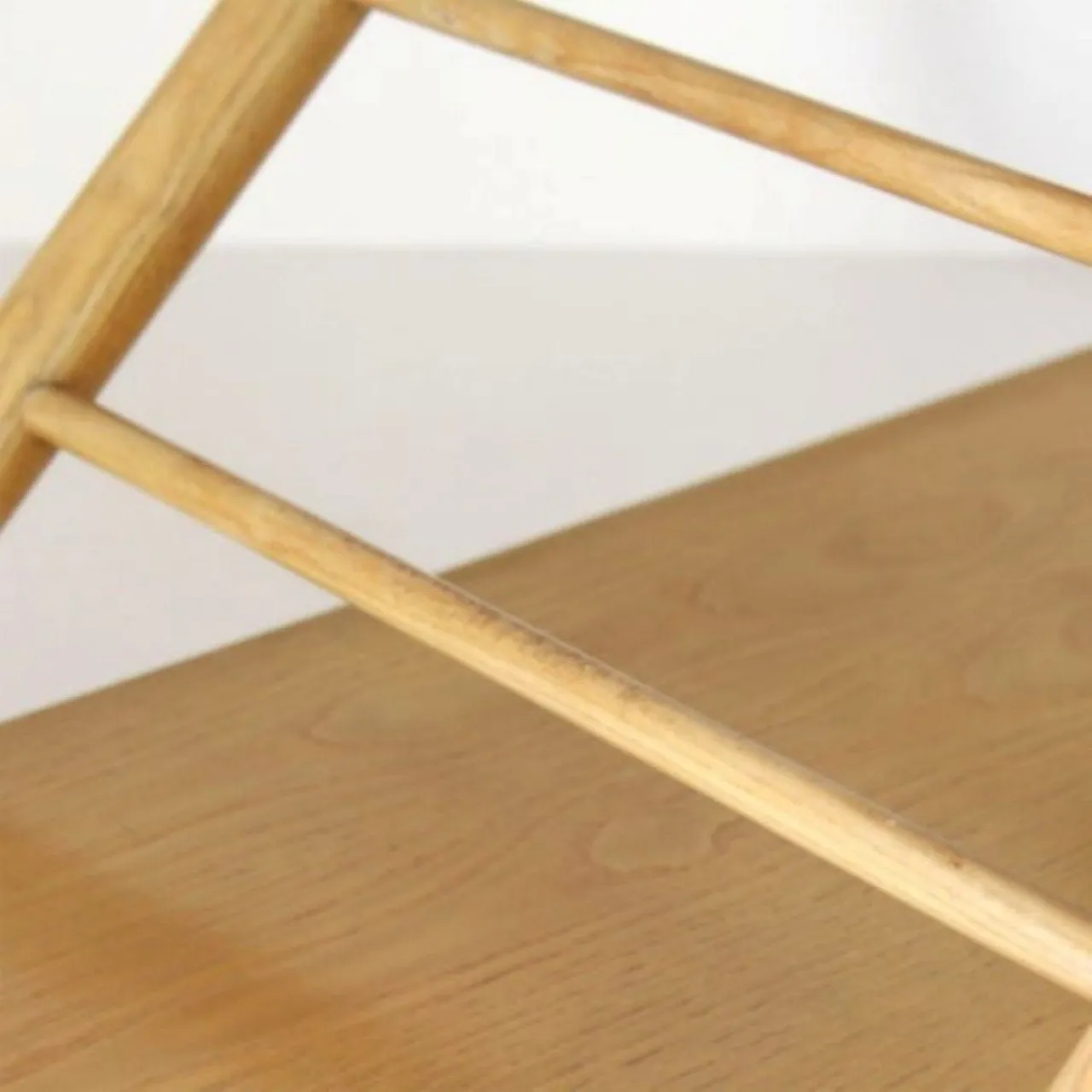 Trolley bar in solid oak and ash, 80s 1212886