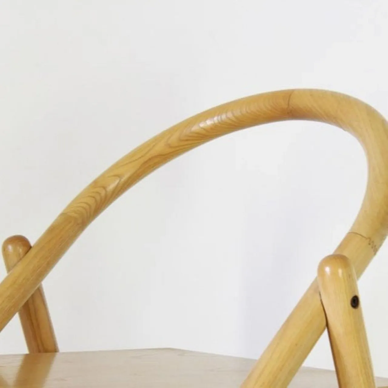 Trolley bar in solid oak and ash, 80s 1212887