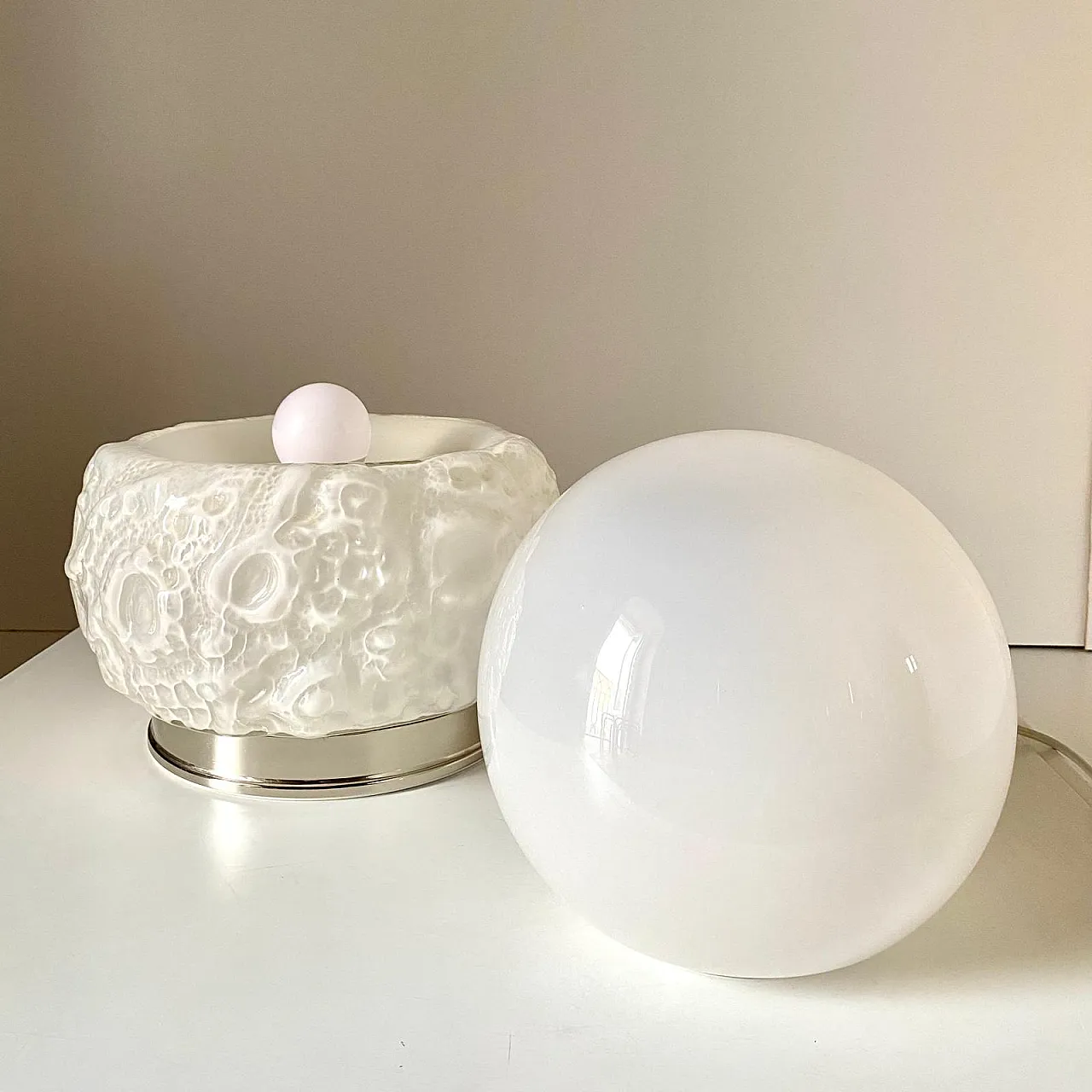 Table lamp in Murano glass by Carlo Nason for Mazzega, 1970s 13