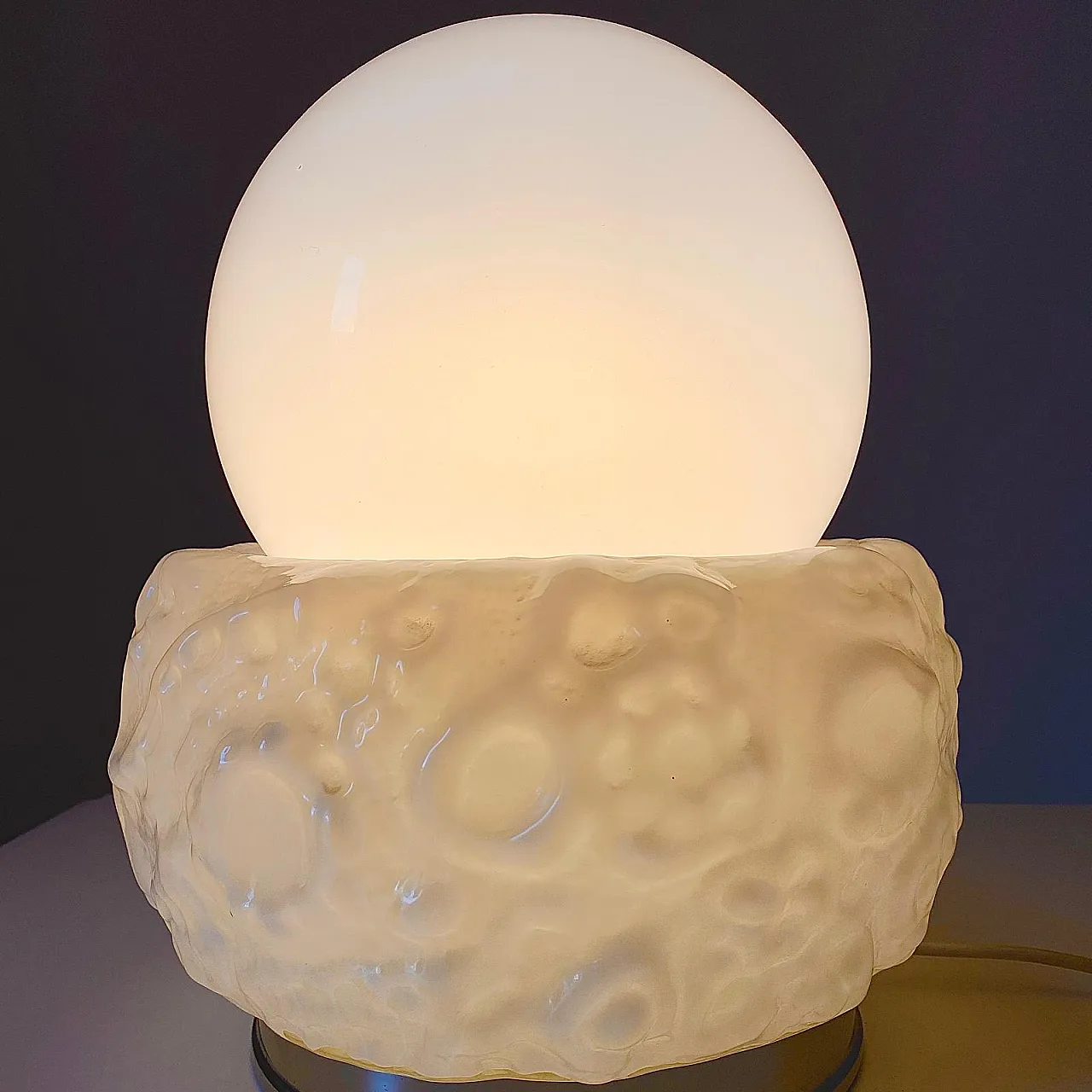 Table lamp in Murano glass by Carlo Nason for Mazzega, 1970s 15