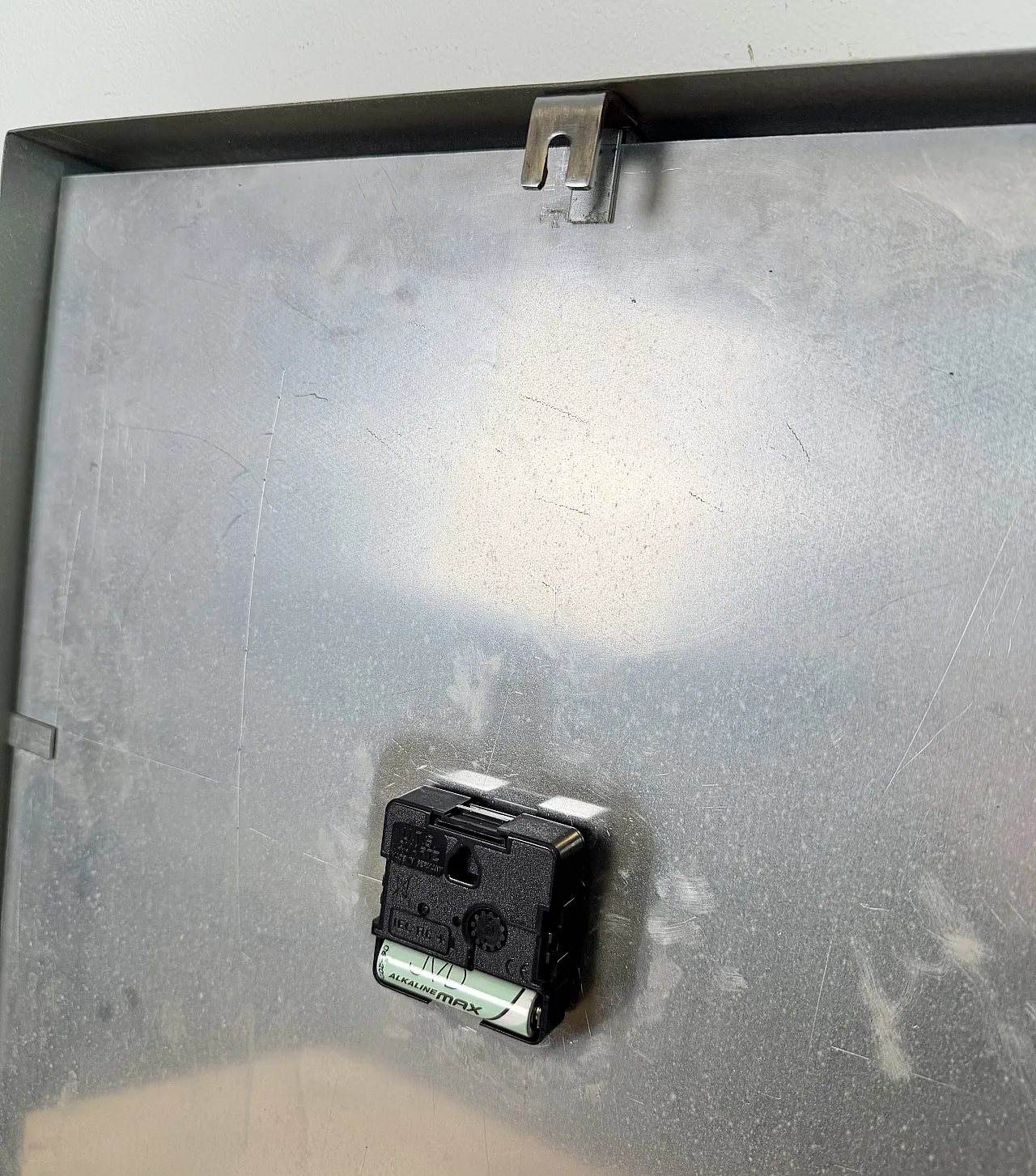 Large Grey Square Wall Clock from Pragotron, 1970s 20