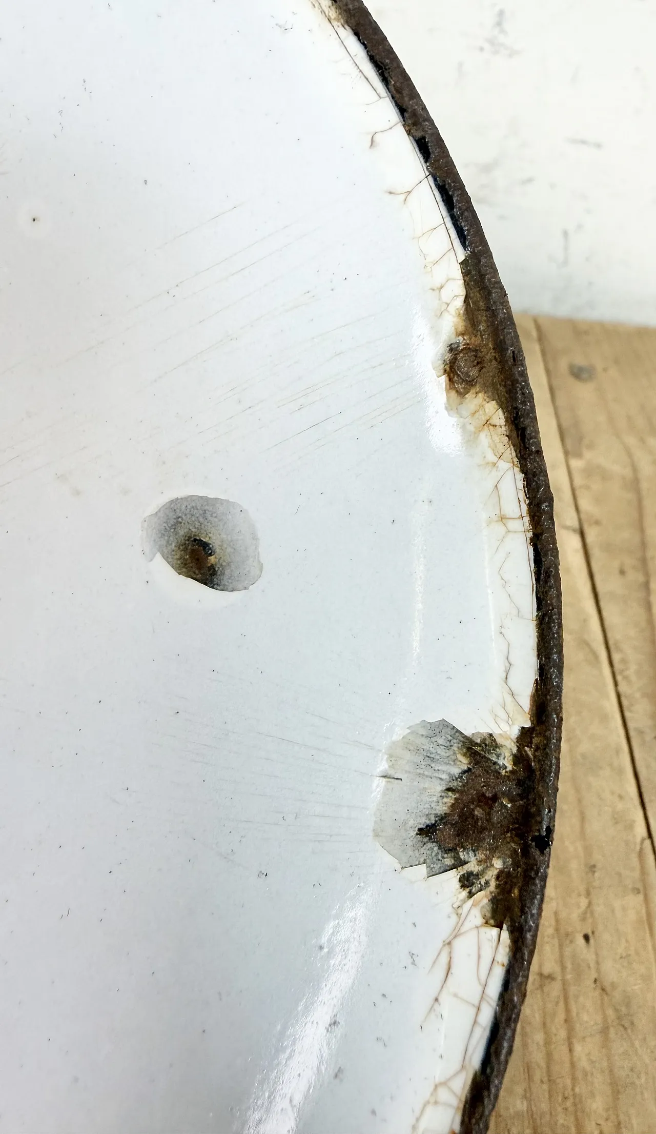 Industrial Black Enamel Light, 1930s 14