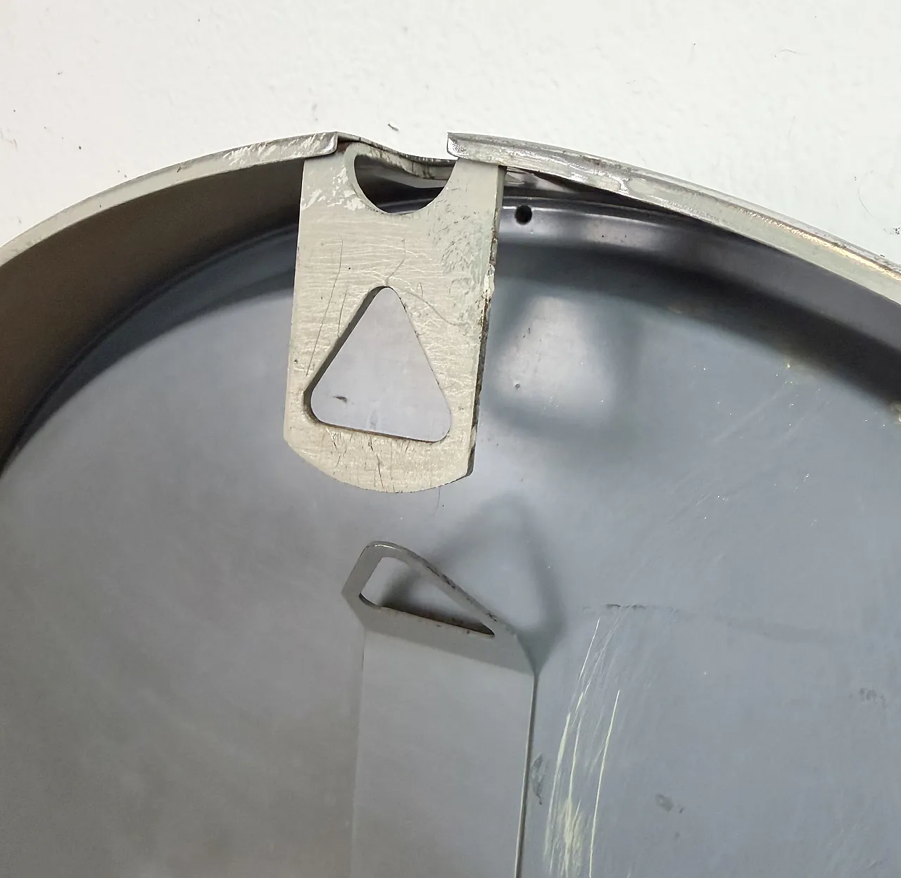 Grey Industrial Station Wall Clock from TCW , 1960 16