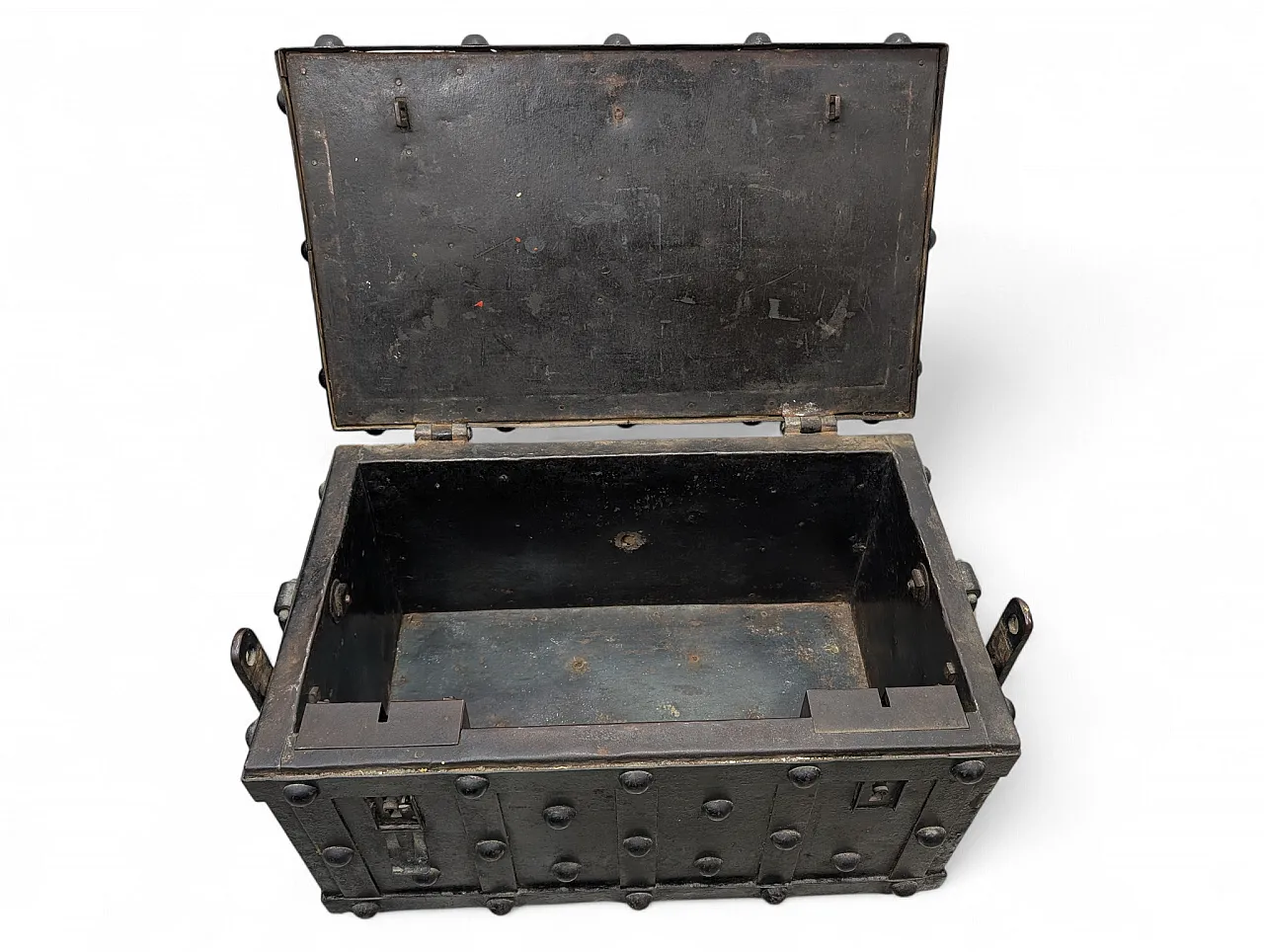 Iron armored chest, early 20th century 8