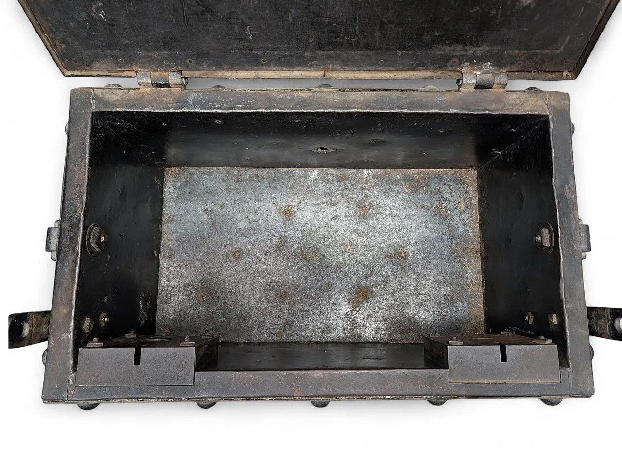Iron armored chest, early 20th century 9