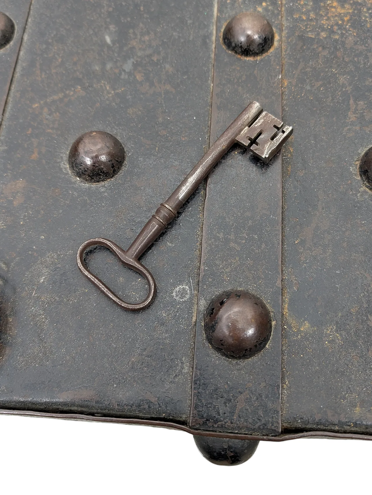 Iron armored chest, early 20th century 14