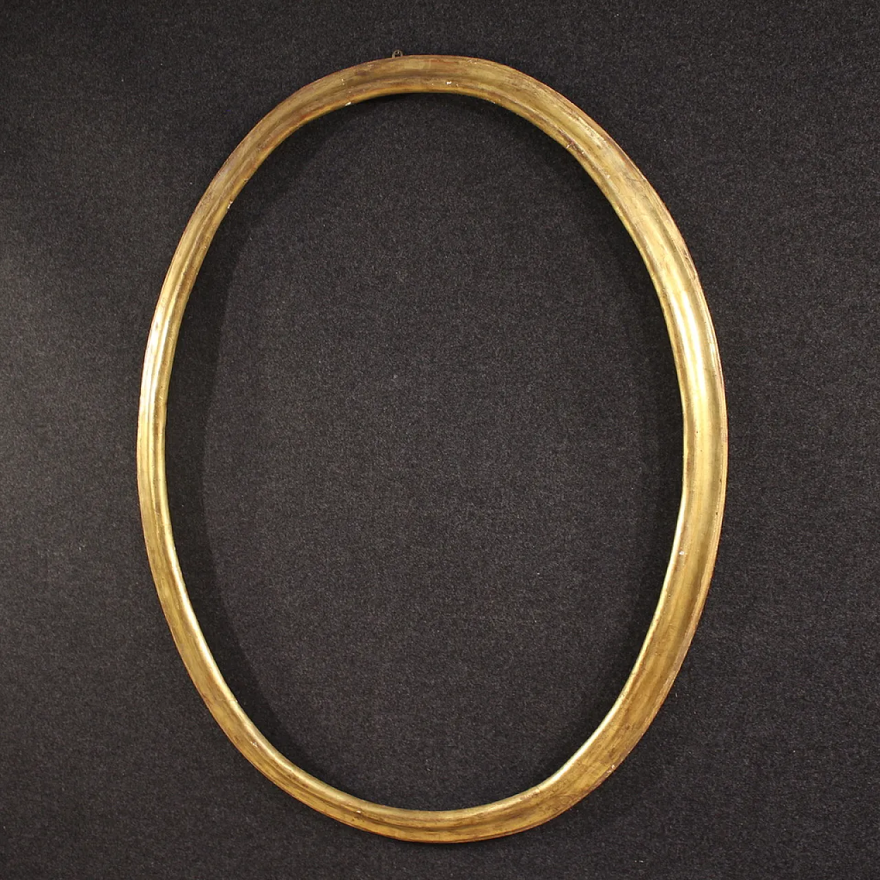 Italian oval golden frame, 19th century 4