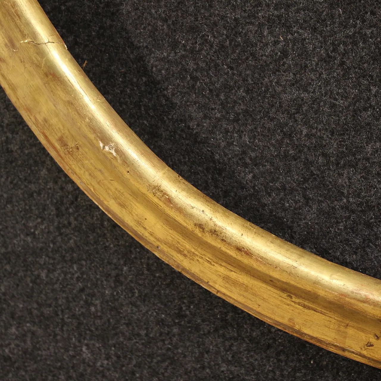 Italian oval golden frame, 19th century 6