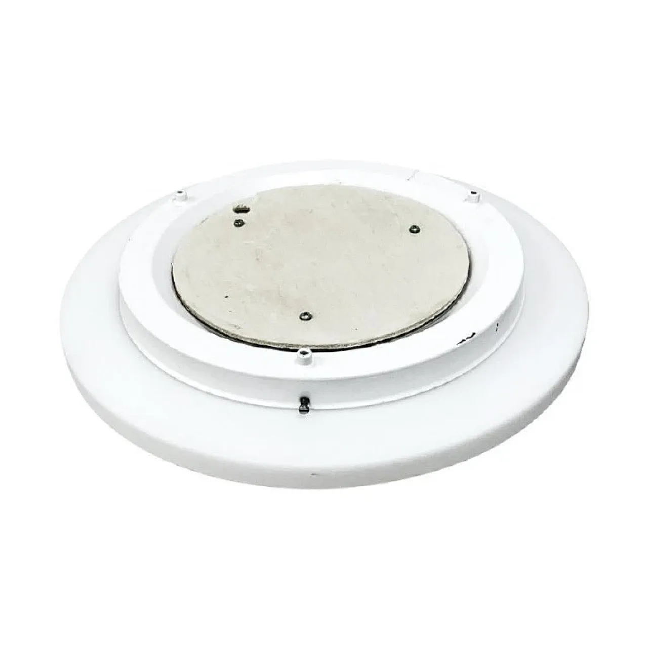 Peill & Putzler ceiling lamp in opal glass, 1970s 4