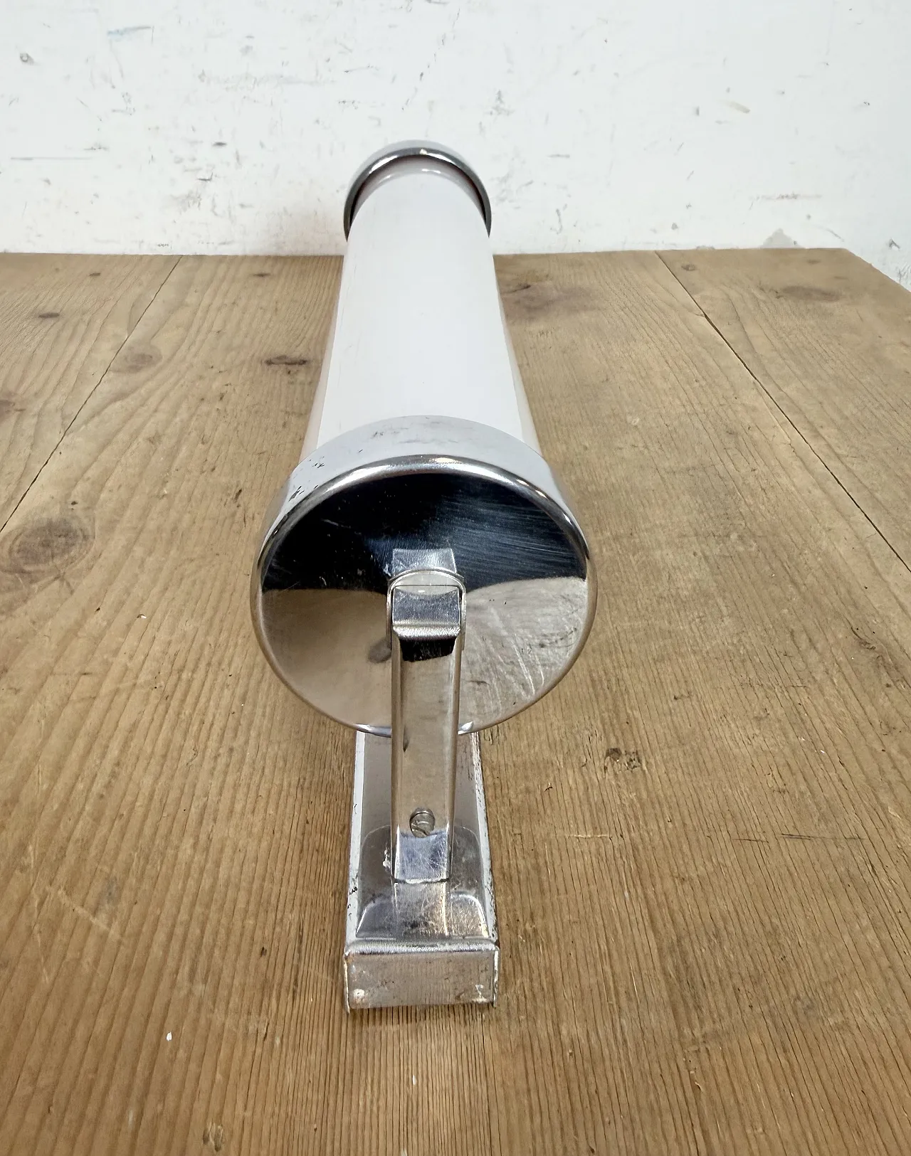 Vintage Art Deco Wall Light with Opal Glass, 1930s 4