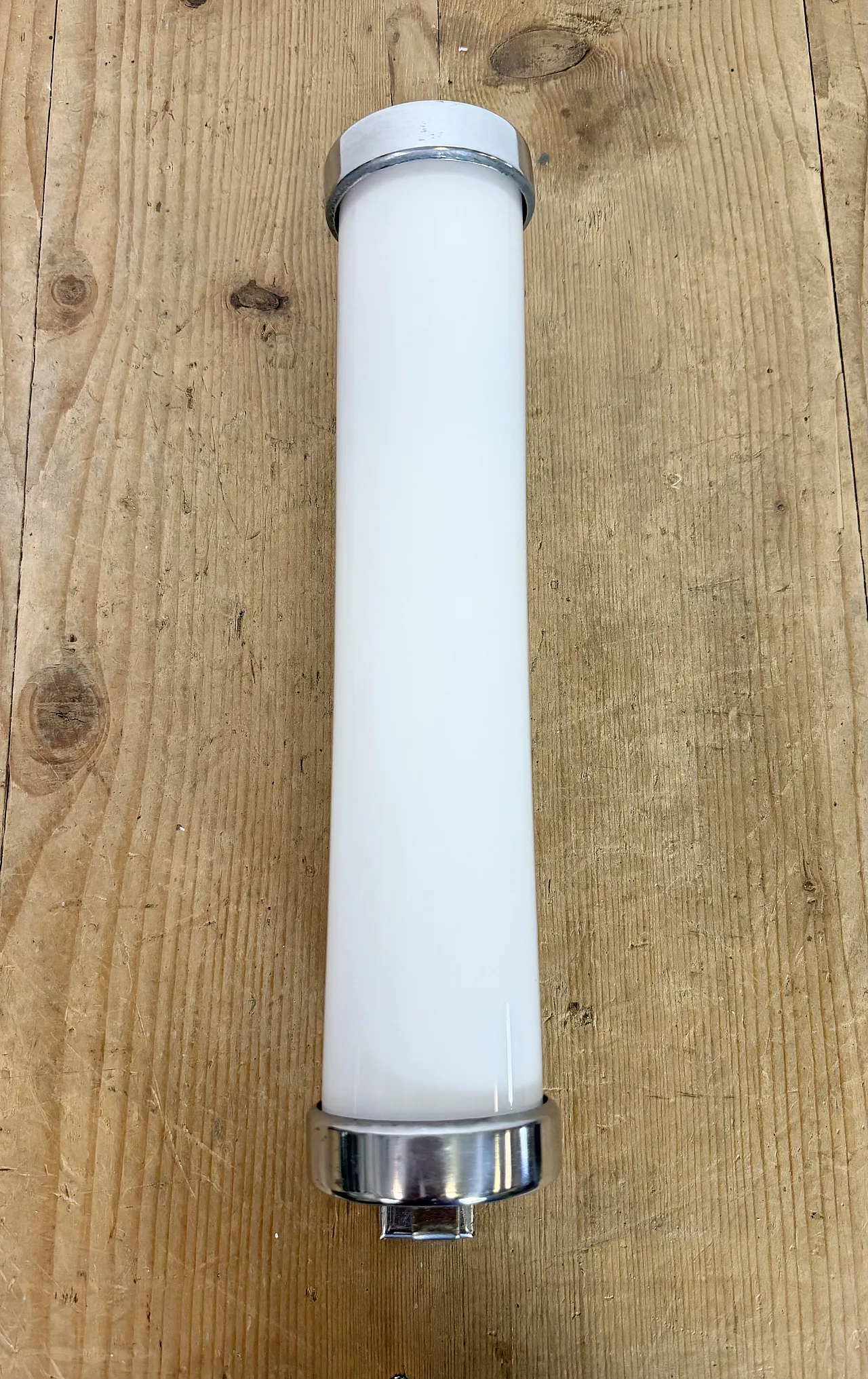 Vintage Art Deco Wall Light with Opal Glass, 1930s 5