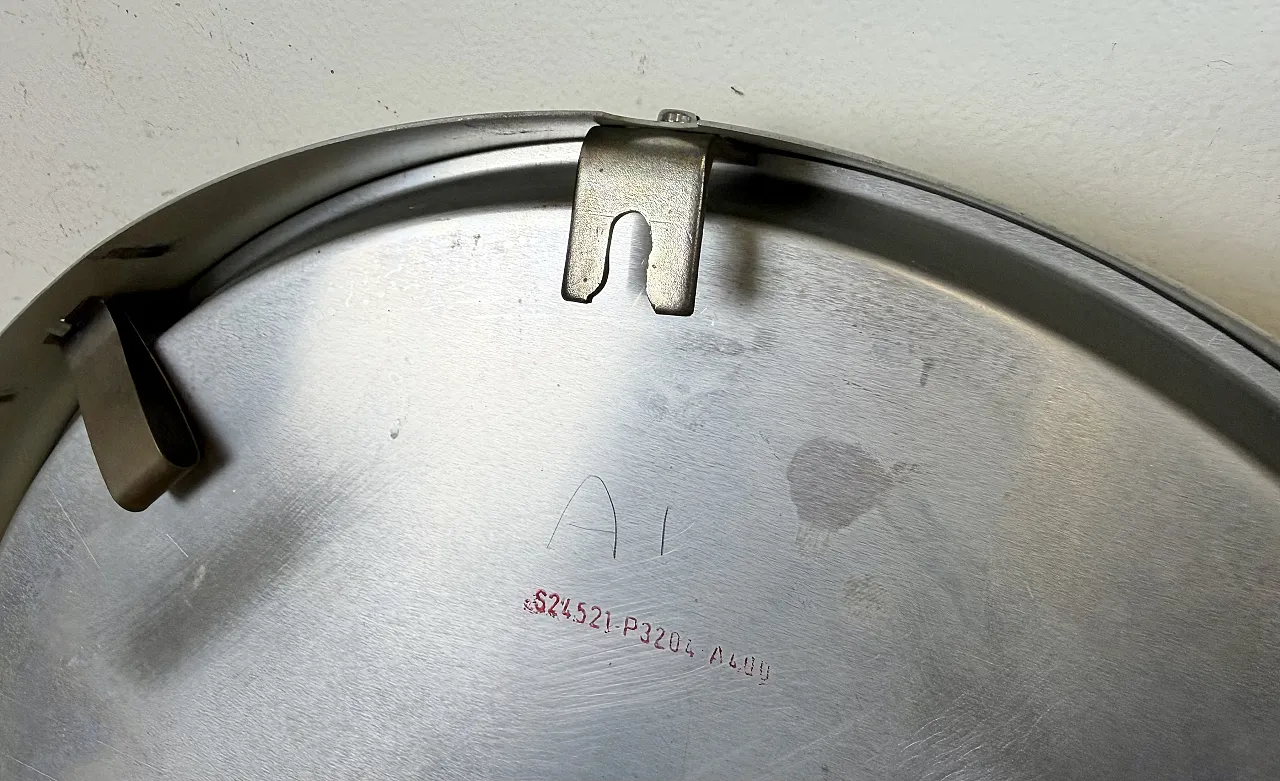 Grey Industrial Factory Wall Clock from Siemens, 1970s 15