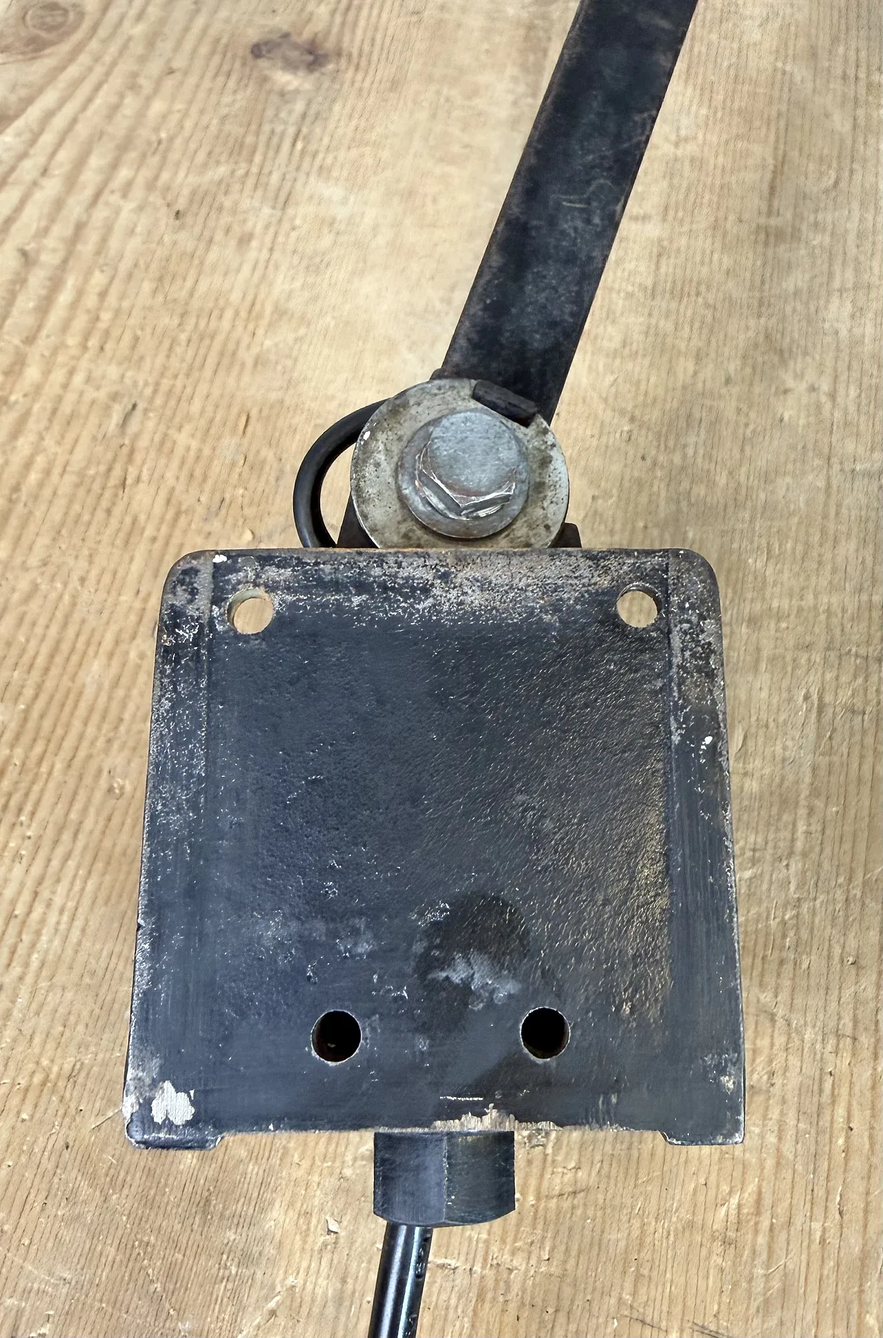 Industrial Black Adjustable Wall Lamp from Memlite, 1960s 25