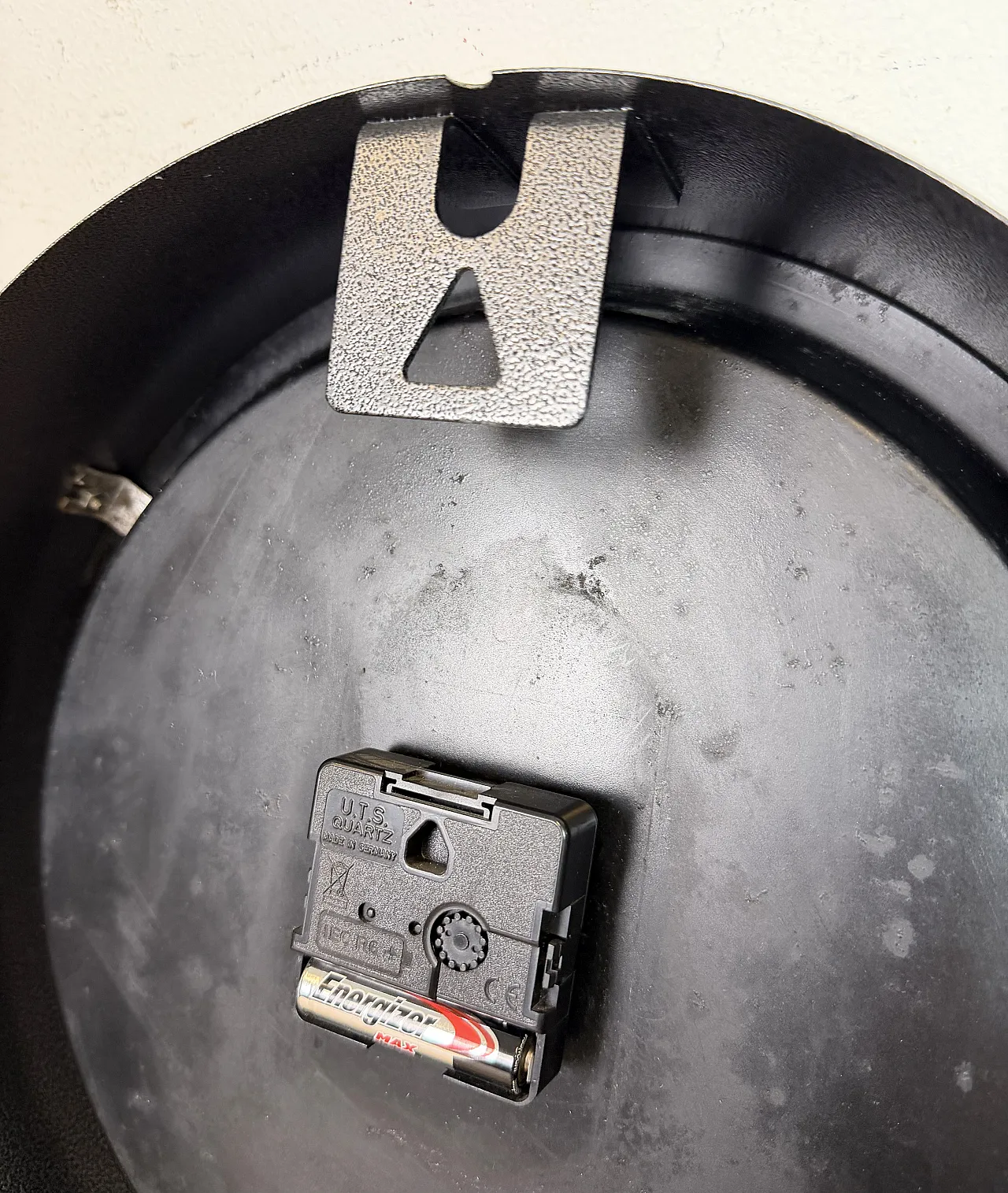 Grey Industrial Factory Wall Clock from Elfema, 1960s 16