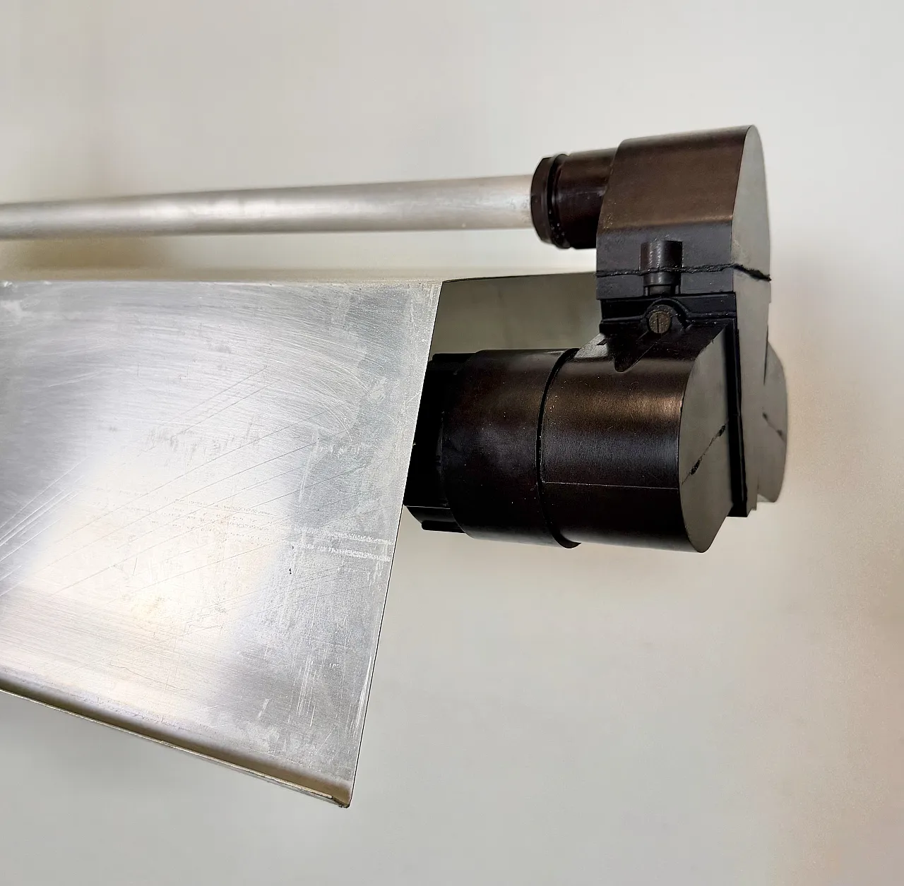 Industrial Grey Tube Light from Elektrosvit, 1970s 4