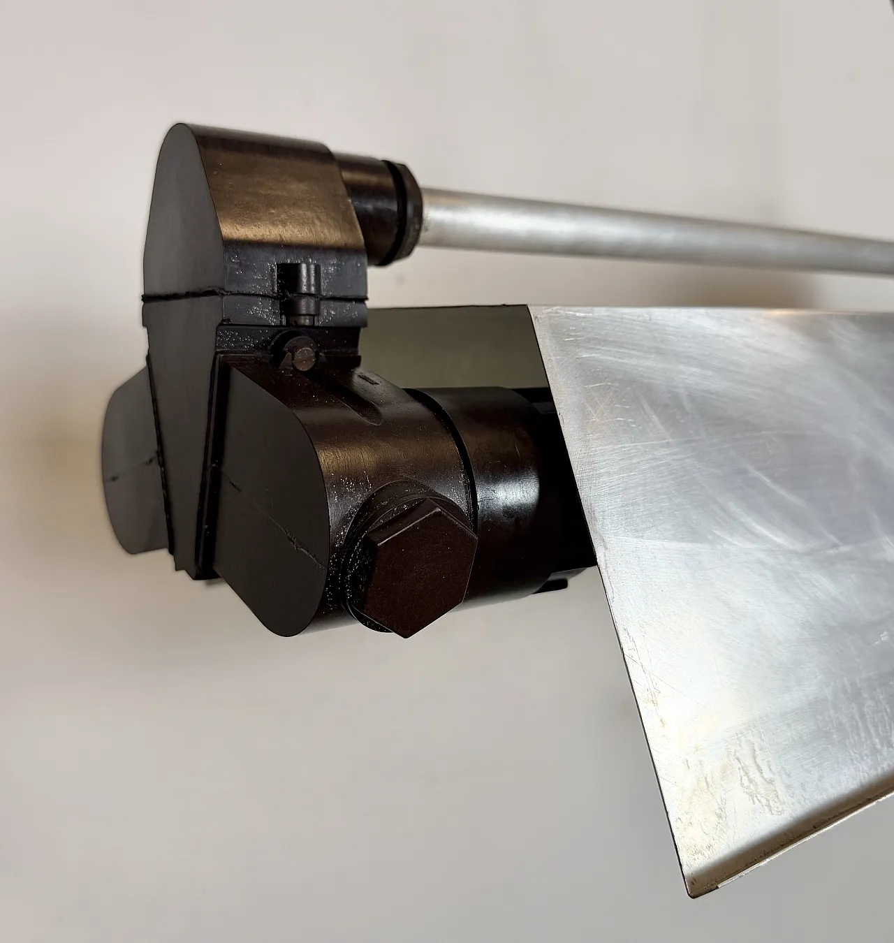 Industrial Grey Tube Light from Elektrosvit, 1970s 8