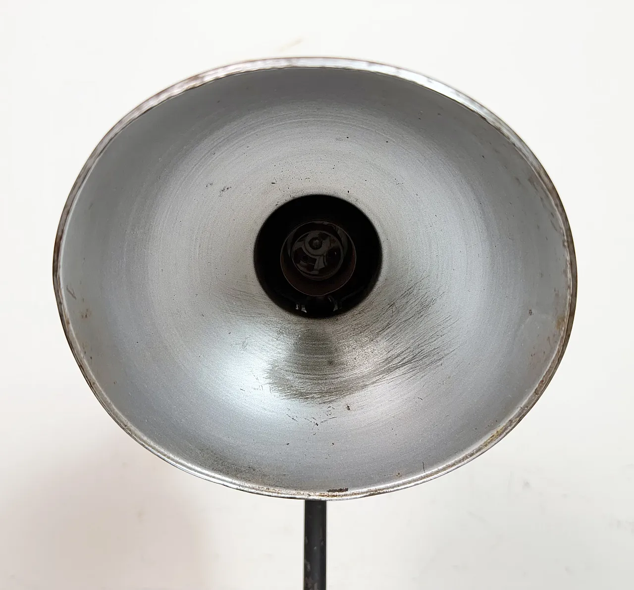 Black Industrial Bauhaus Table Lamp, 1930s 14