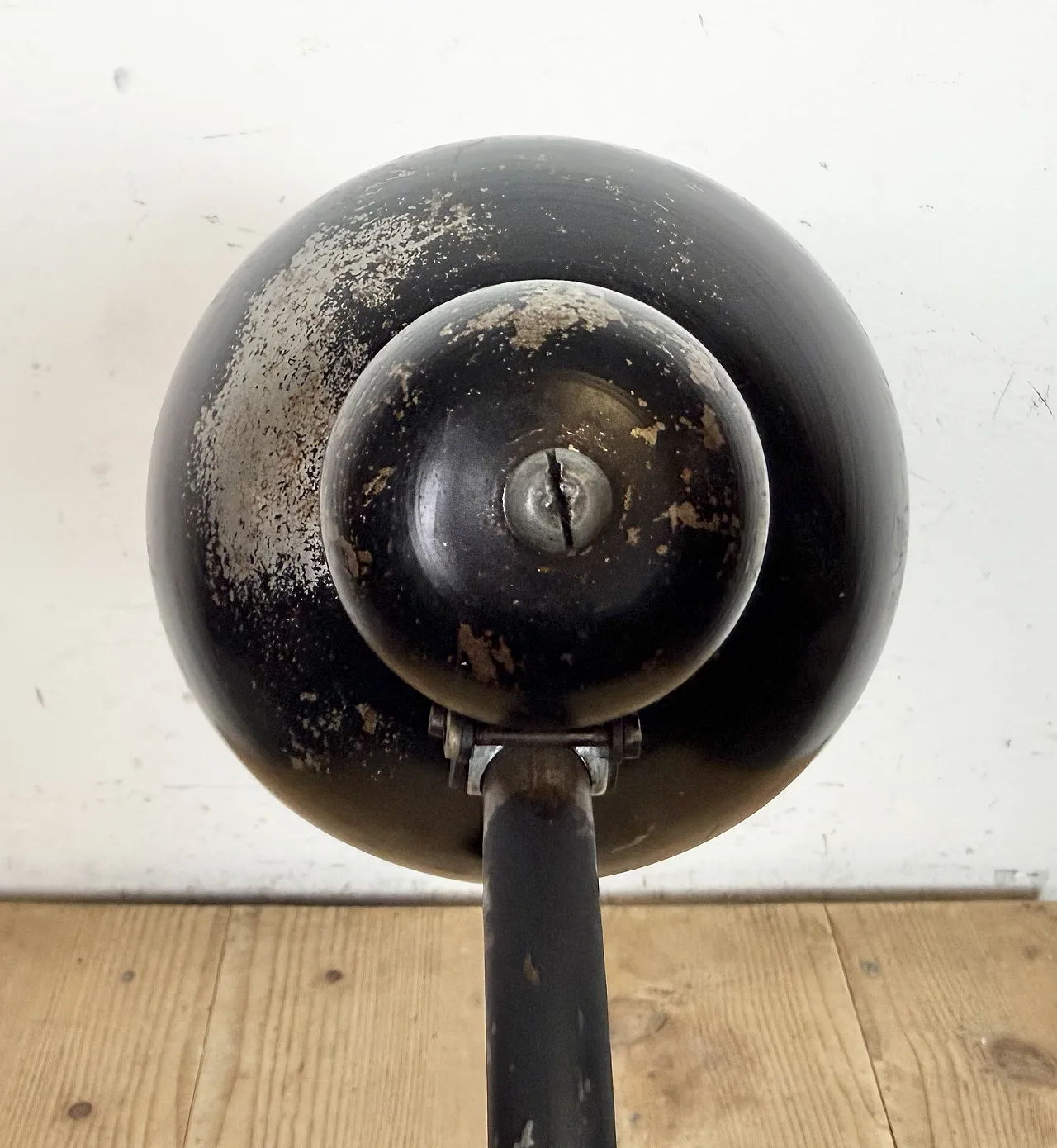 Black Industrial Bauhaus Table Lamp, 1930s 16