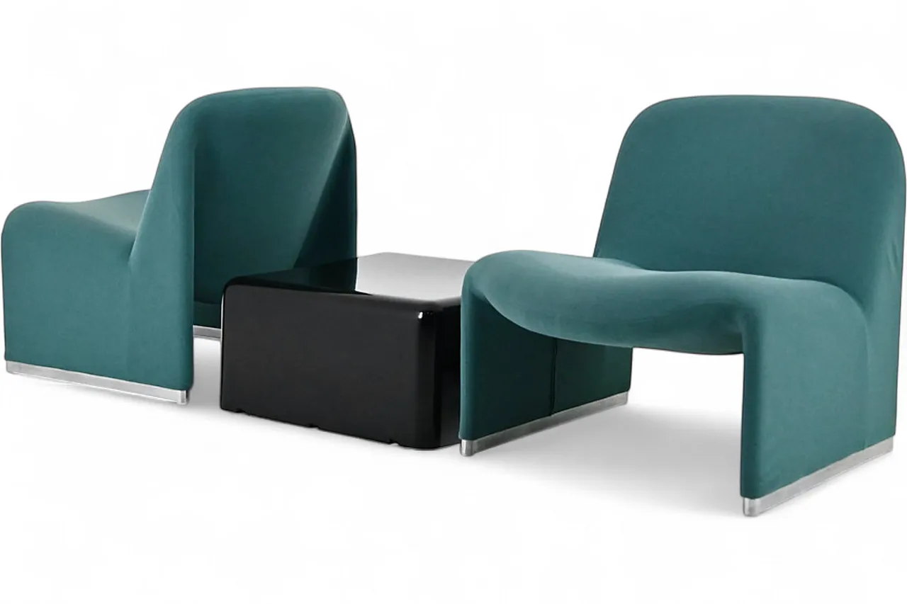 Alky Chairs and Table by Giancarlo Piretti for Anonima Castelli, 1970s 10