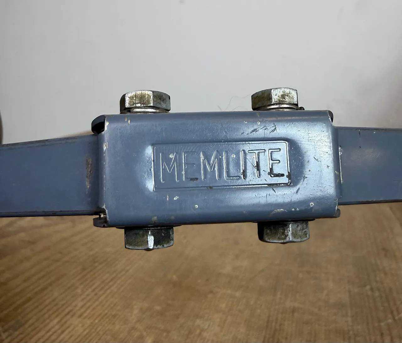 Industrial Grey Adjustable Wall Lamp from Memlite, 1960s 26