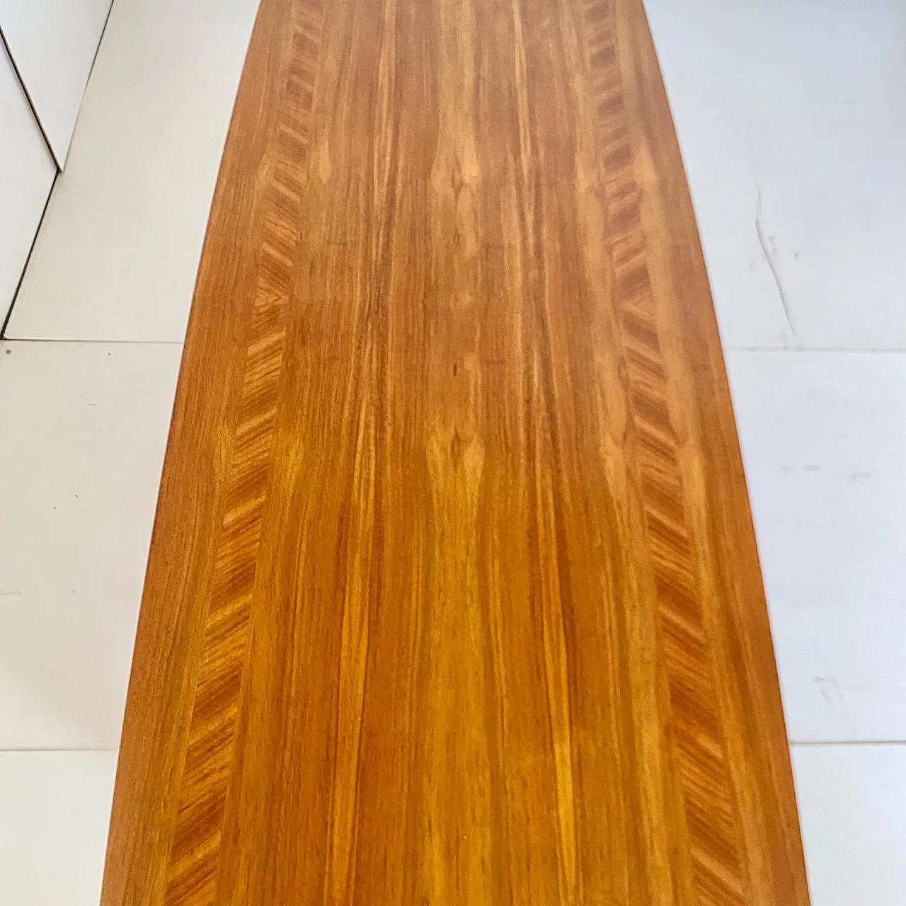 Large coffee table in walnut wood, Italy, 1960s 21