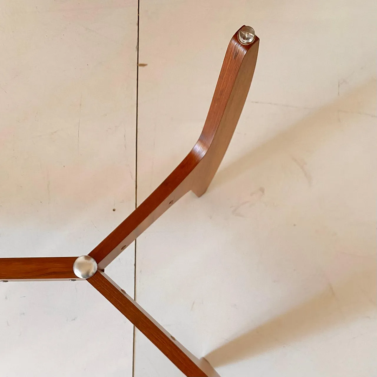 Large coffee table in walnut wood, Italy, 1960s 25